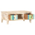 vidaXL Coffee Table 39.4"x21.7"x15.7" Rough Acacia Wood-0