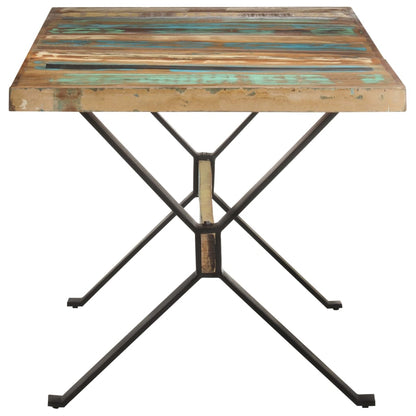 vidaXL Dining Table 63&quot;x31.5&quot;x29.9&quot; Solid Reclaimed Wood-1