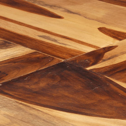 vidaXL Dining Table 63&quot;x35.4&quot;x29.5&quot; Solid Acacia Wood with Sheesham Finish-2