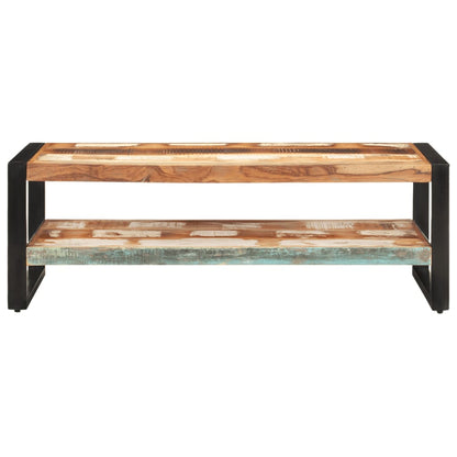 vidaXL Coffee Table 47.2&quot;x23.6&quot;x15.7&quot; Solid Reclaimed Wood-0