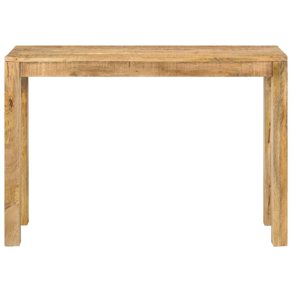 vidaXL Console Table 43.3&quot;x13.8&quot;x29.9&quot; Rough Mango Wood-1