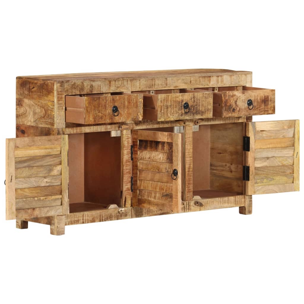 vidaXL Sideboard 43.3&quot;x11.8&quot;x25.6&quot; Solid Wood Mango-1