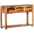 vidaXL Console Table 43.3"x13.8"x29.5" Solid Wood Acacia-0