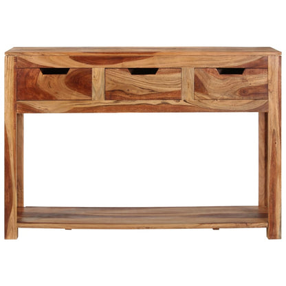 vidaXL Console Table 43.3&quot;x13.8&quot;x29.5&quot; Solid Wood Acacia-1