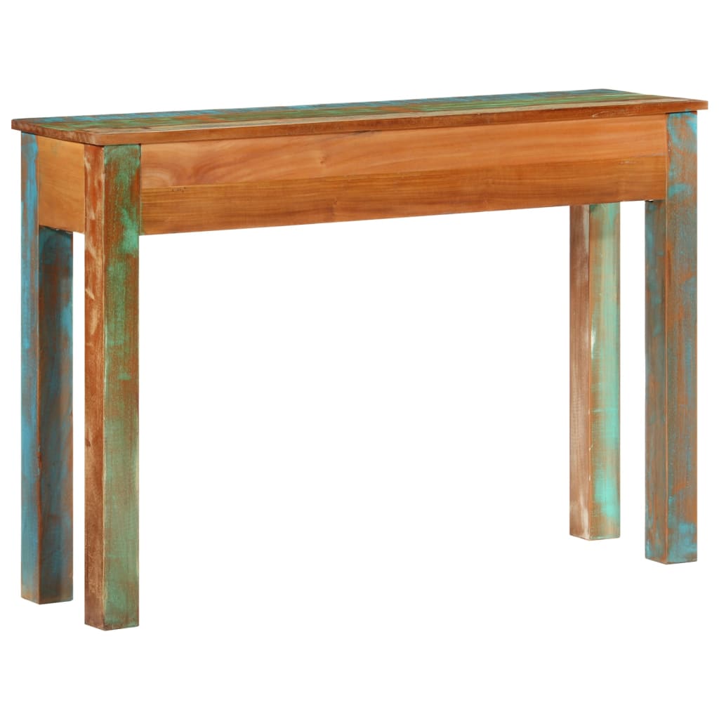 vidaXL Console Table 43.3&quot;x11.8&quot;x29.5&quot; Solid Wood Reclaimed-2