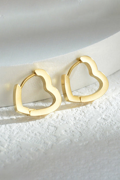 Heart Stainless Steel Earrings