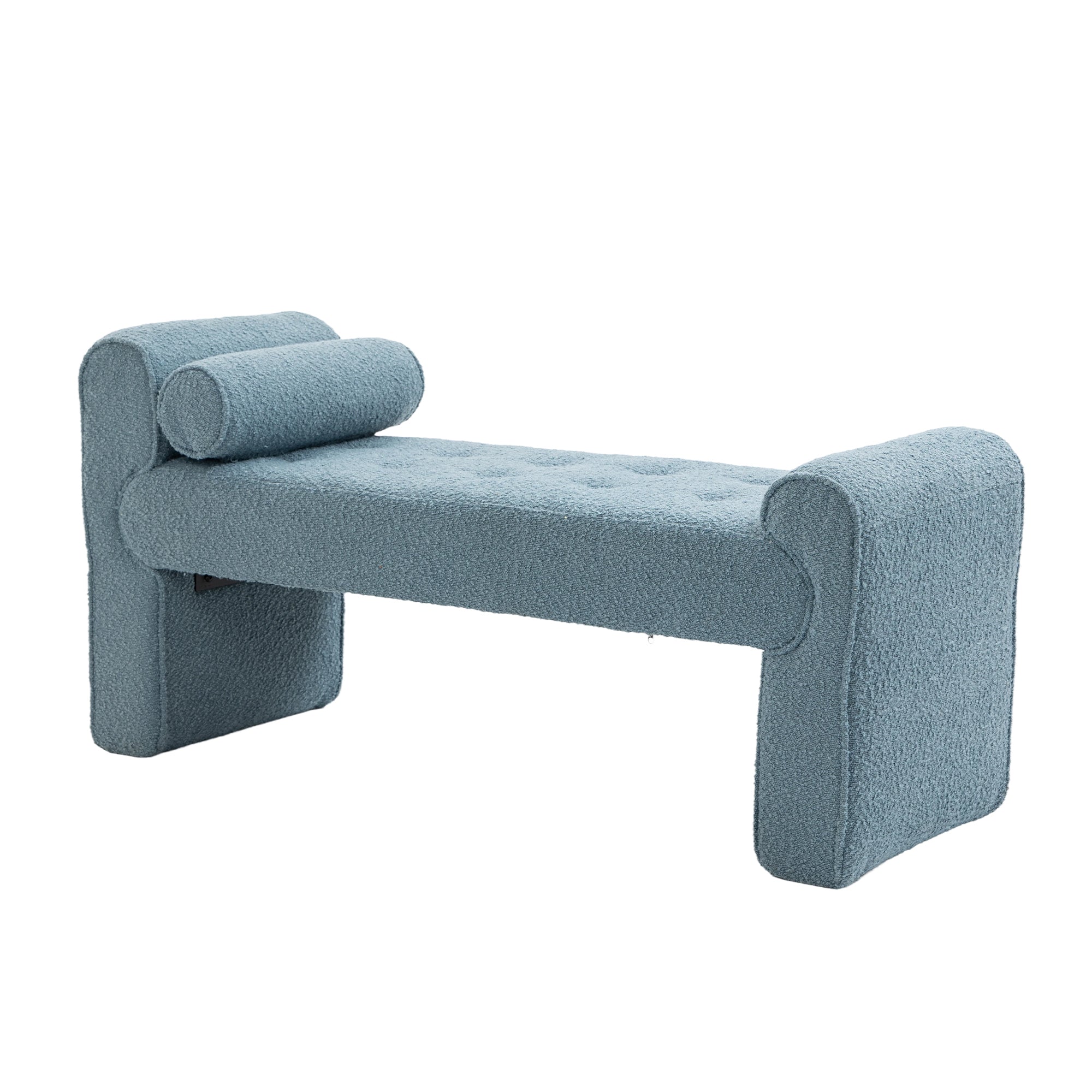 Loop Gauze Modern Ottoman Bench-4