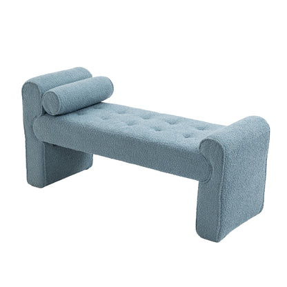 Loop Gauze Modern Ottoman Bench-2