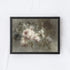 Vintage Art Framed | Dark Watercolour Roses A05-3