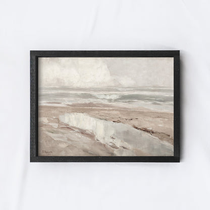 Vintage Print Framed | Sea Ocean Painting A116-3