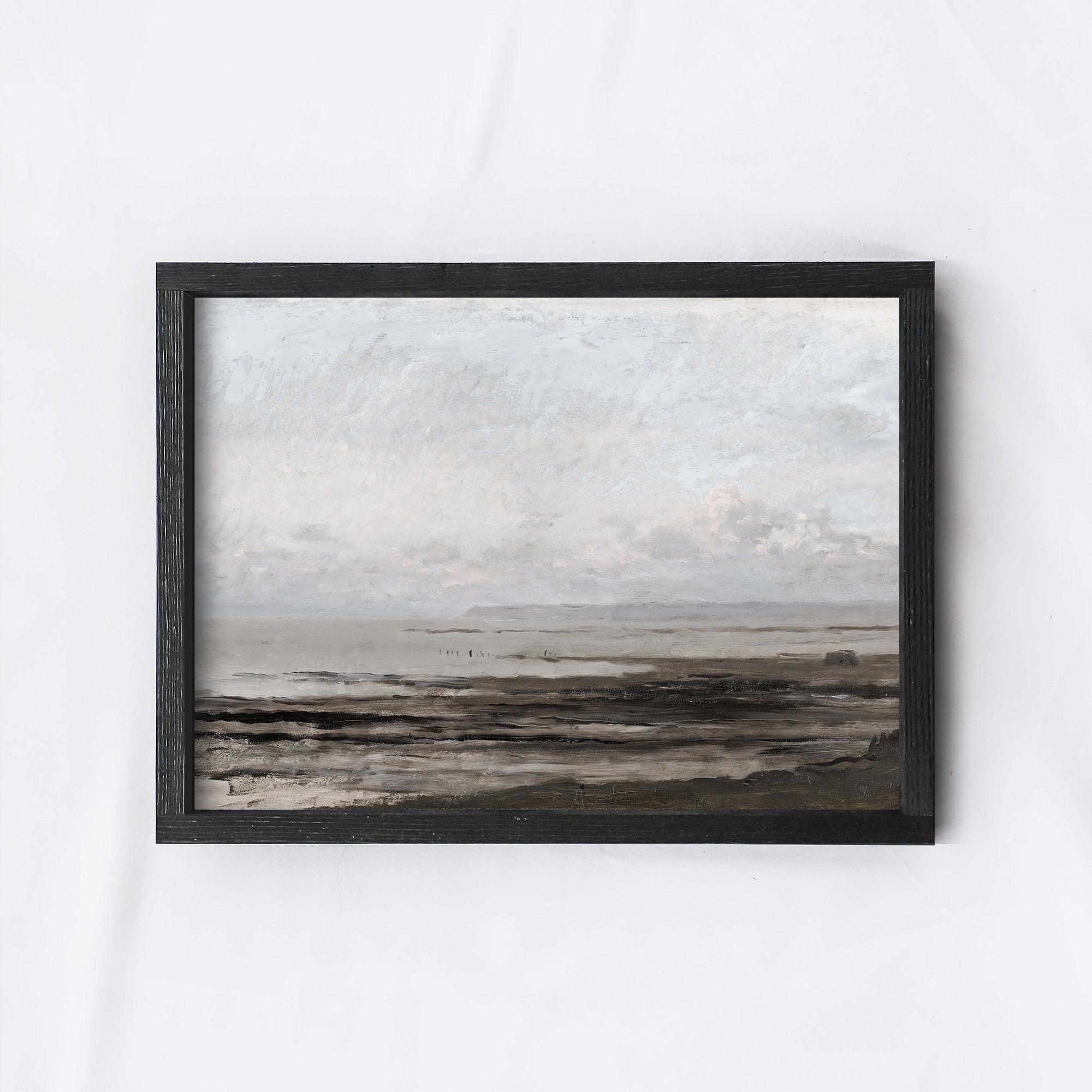 Vintage Print Framed | Seascape Painting A129-2