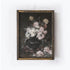 Vintage Wood Sign | Dark Florals Painting A132-2