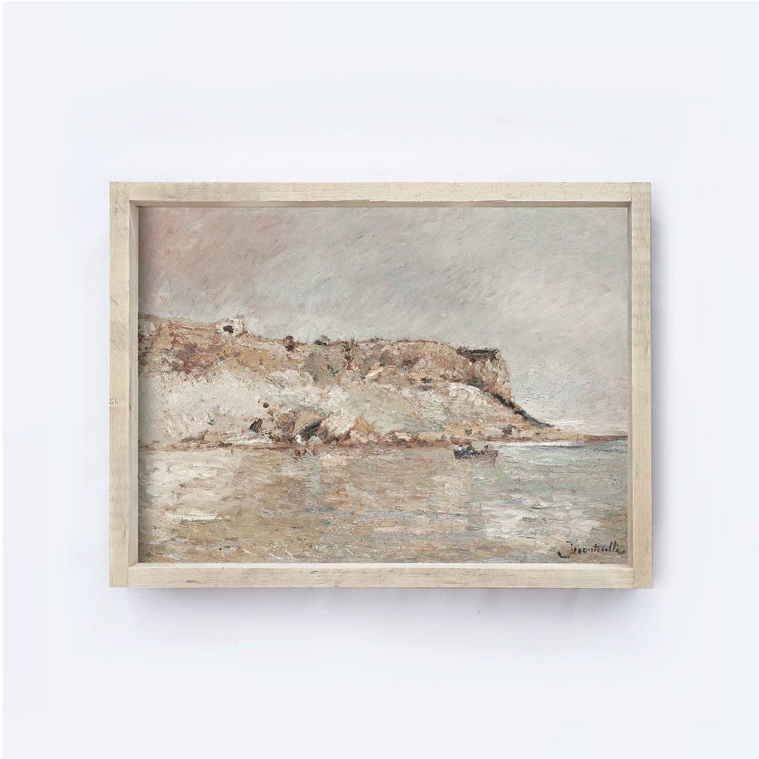 Vintage Print Framed | Coast Beach Print A152-0