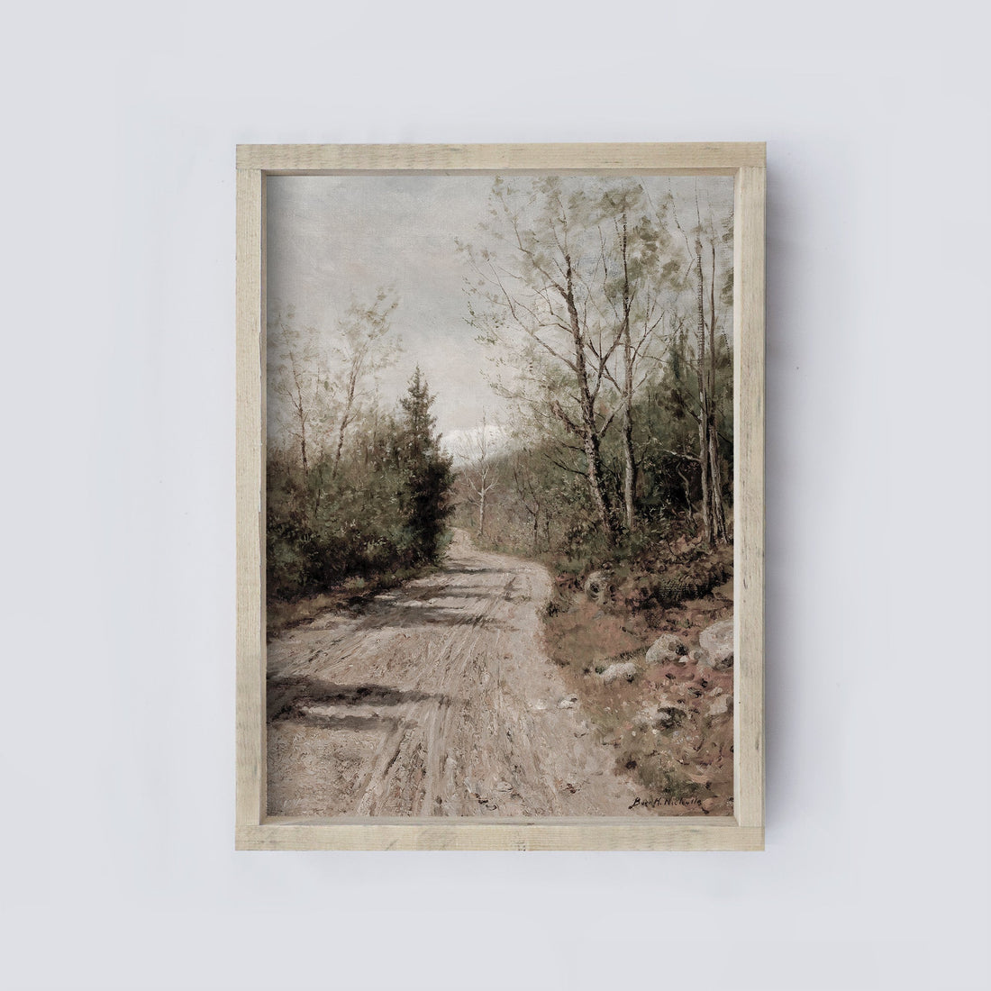 Vintage Landscape Print | Countryside Print A160-0