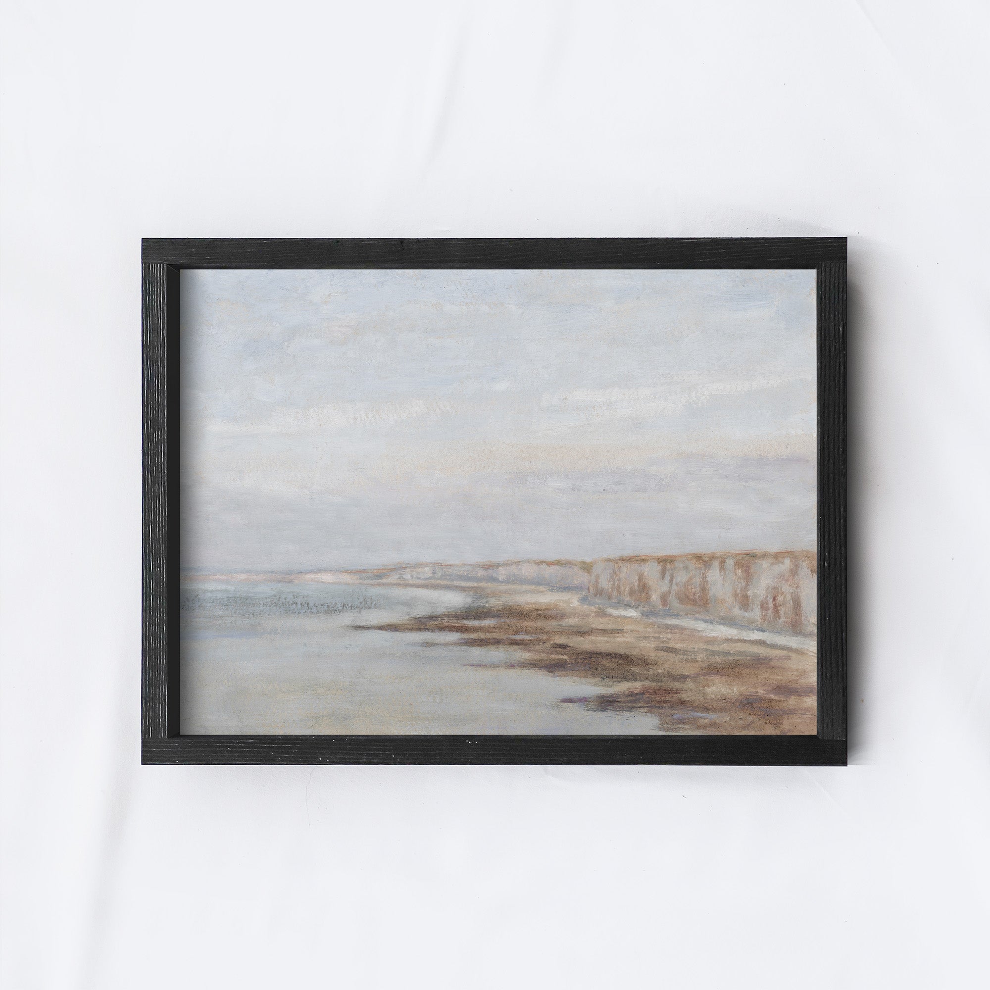 Vintage Neutral Beach Print | Coastal Wall Art A165-2