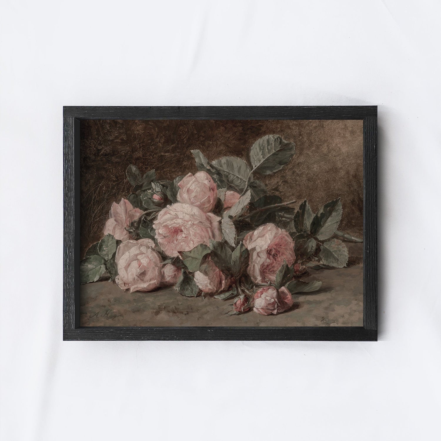 Flower Art Framed | Vintage Flower Print A168-2