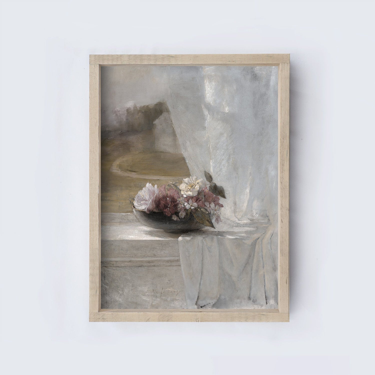 Vintage Wall Art Framed | Flower Wall Art A188-0