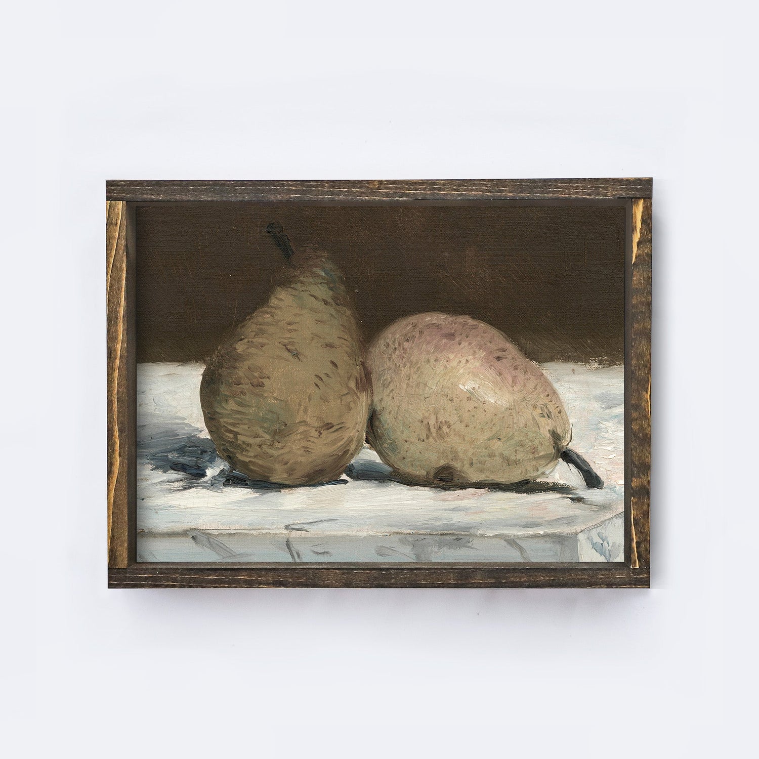 Vintage Still Life Painting Framed | Vintage Pears A192-1