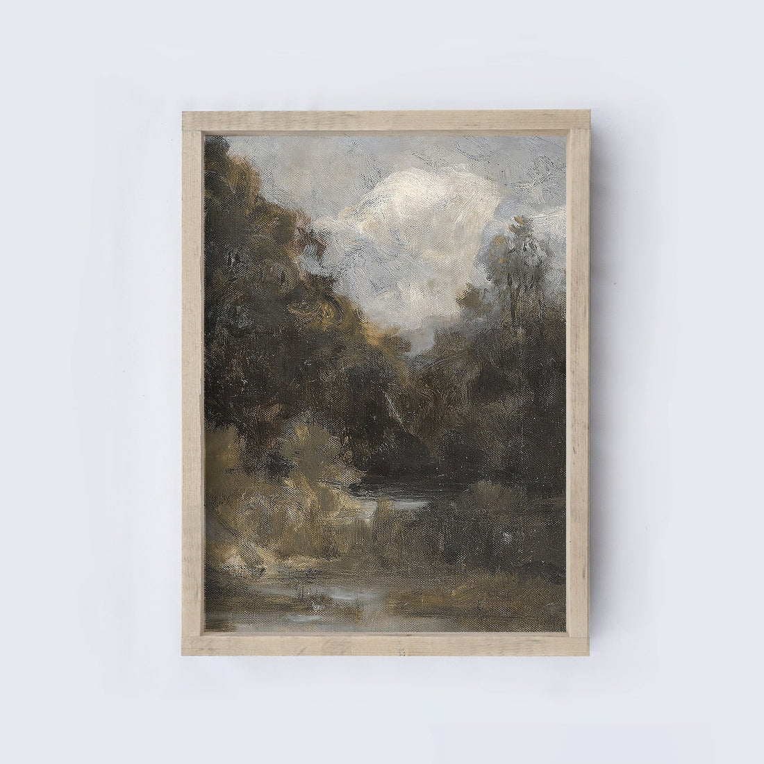 Abstract Landscape | Vintage Landscape Print A194-0