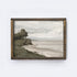 Vintage Coastal Sea Painting | Coastal Art Print A199-1