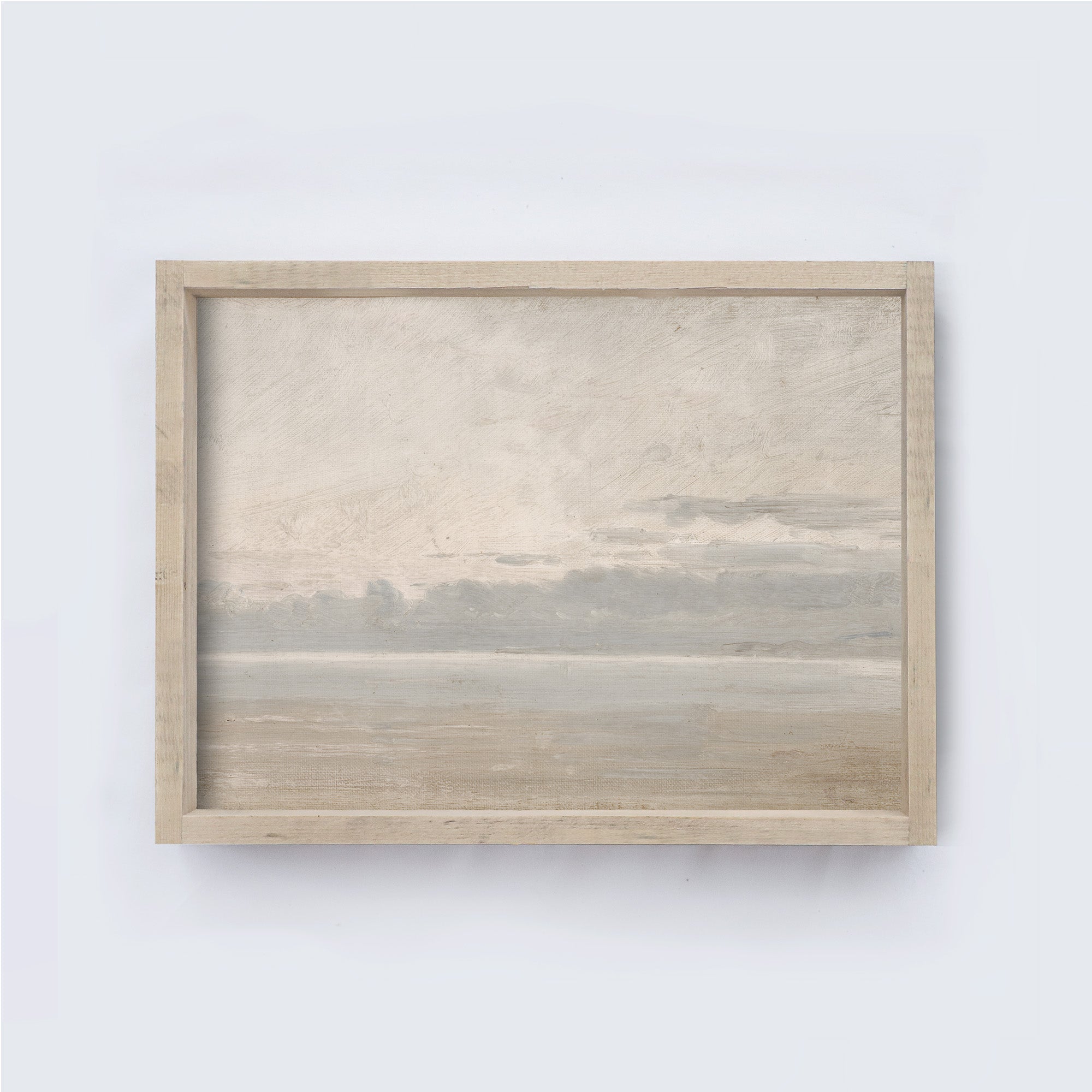 Abstract Coastal Sea Wall Art | Vintage Art Print A201-0