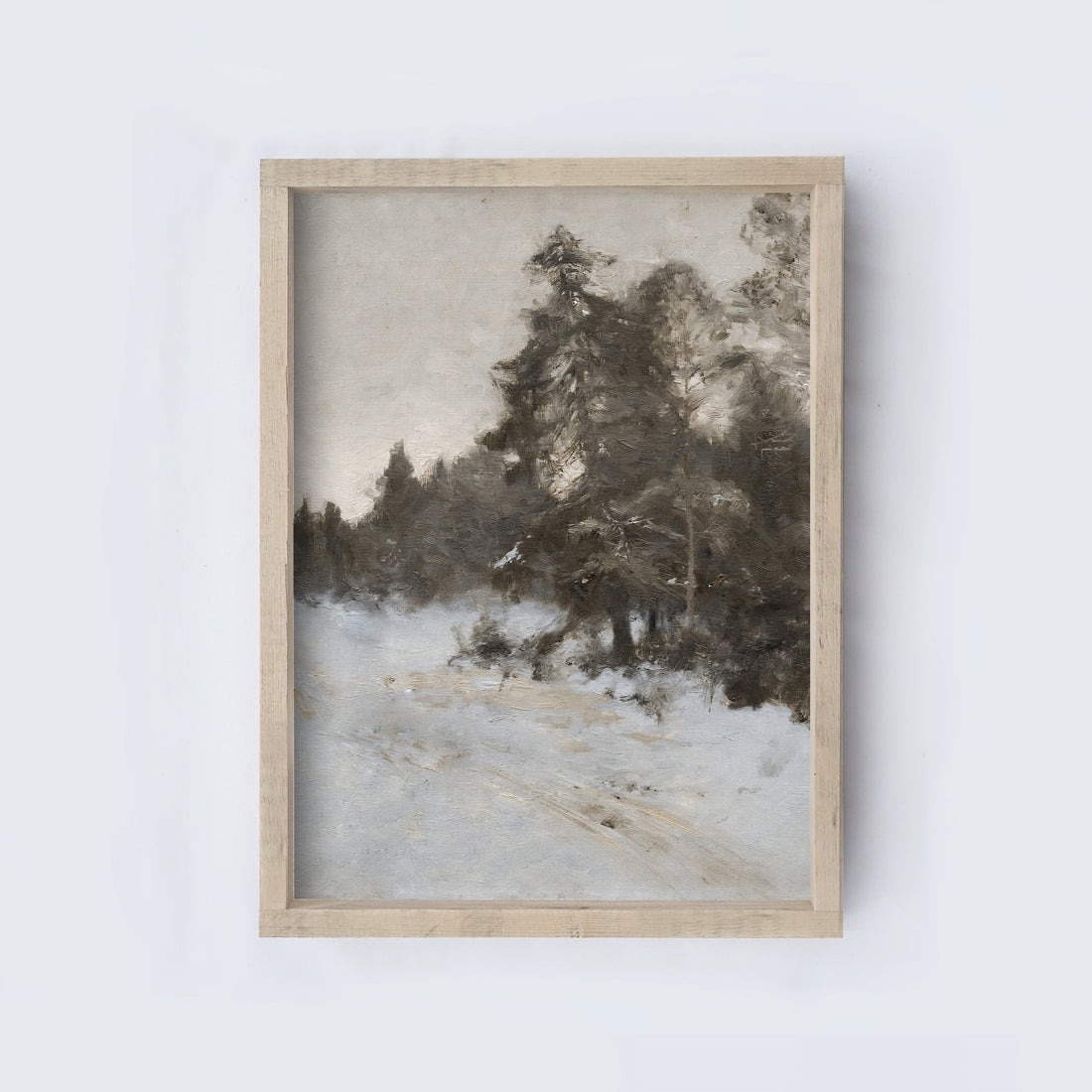 Vintage Snowy Forest | A222-0