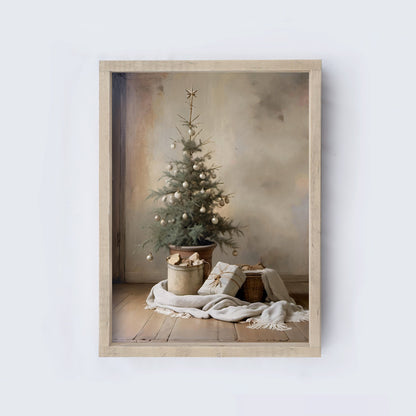 Vintage Christmas Tree | Christmas Tree Painting A230-0