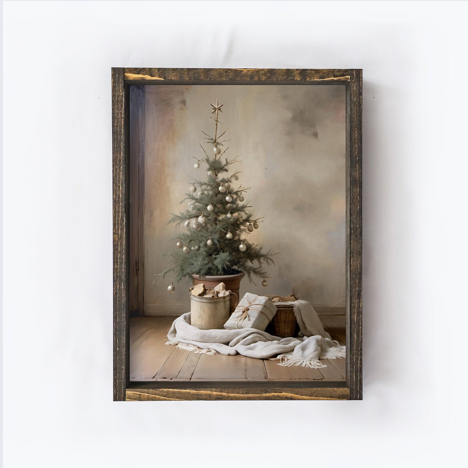 Vintage Christmas Tree | Christmas Tree Painting A230-2