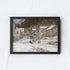 Vintage Print Framed | Winter In The Town A86-2
