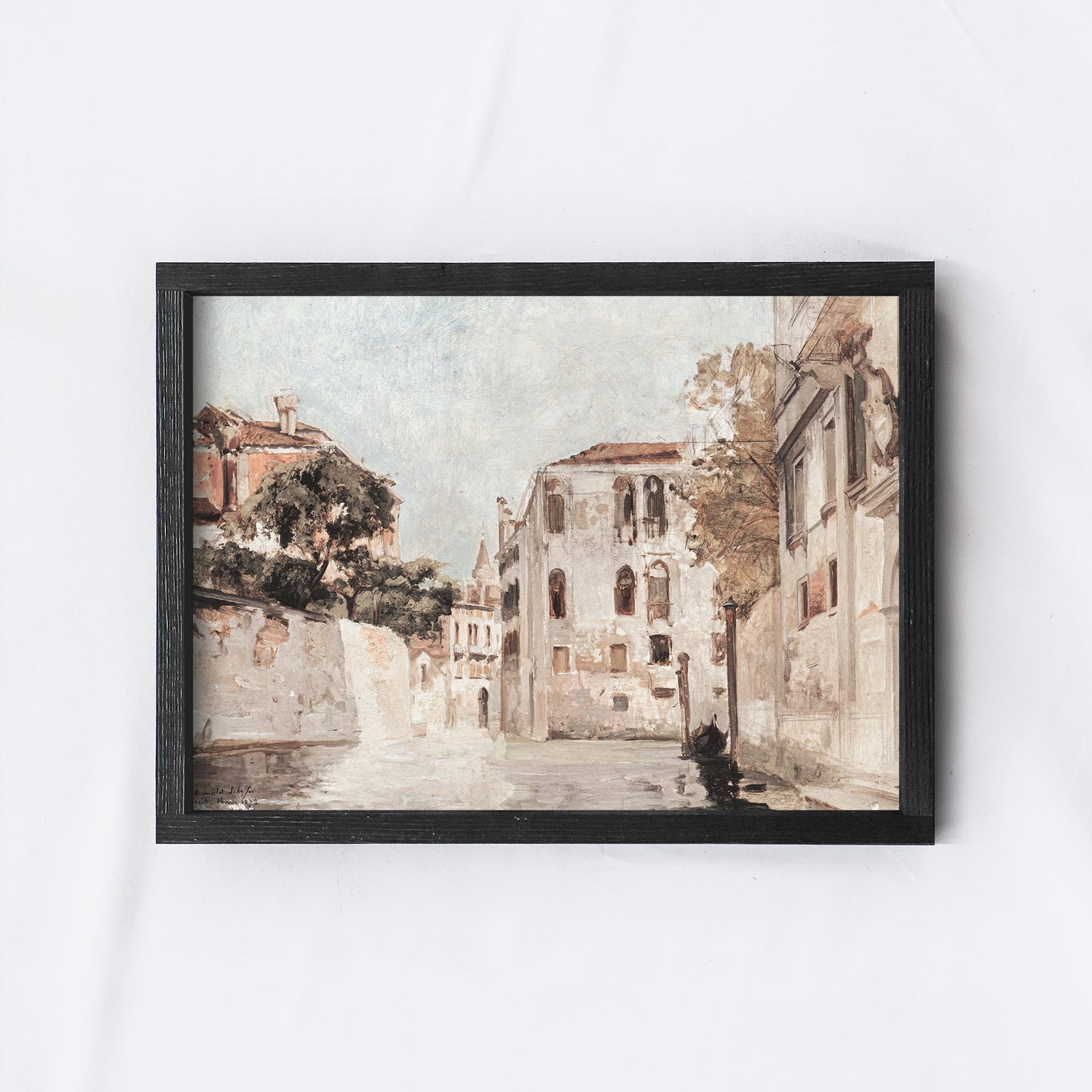 Vintage Print Framed | Venice A88-3