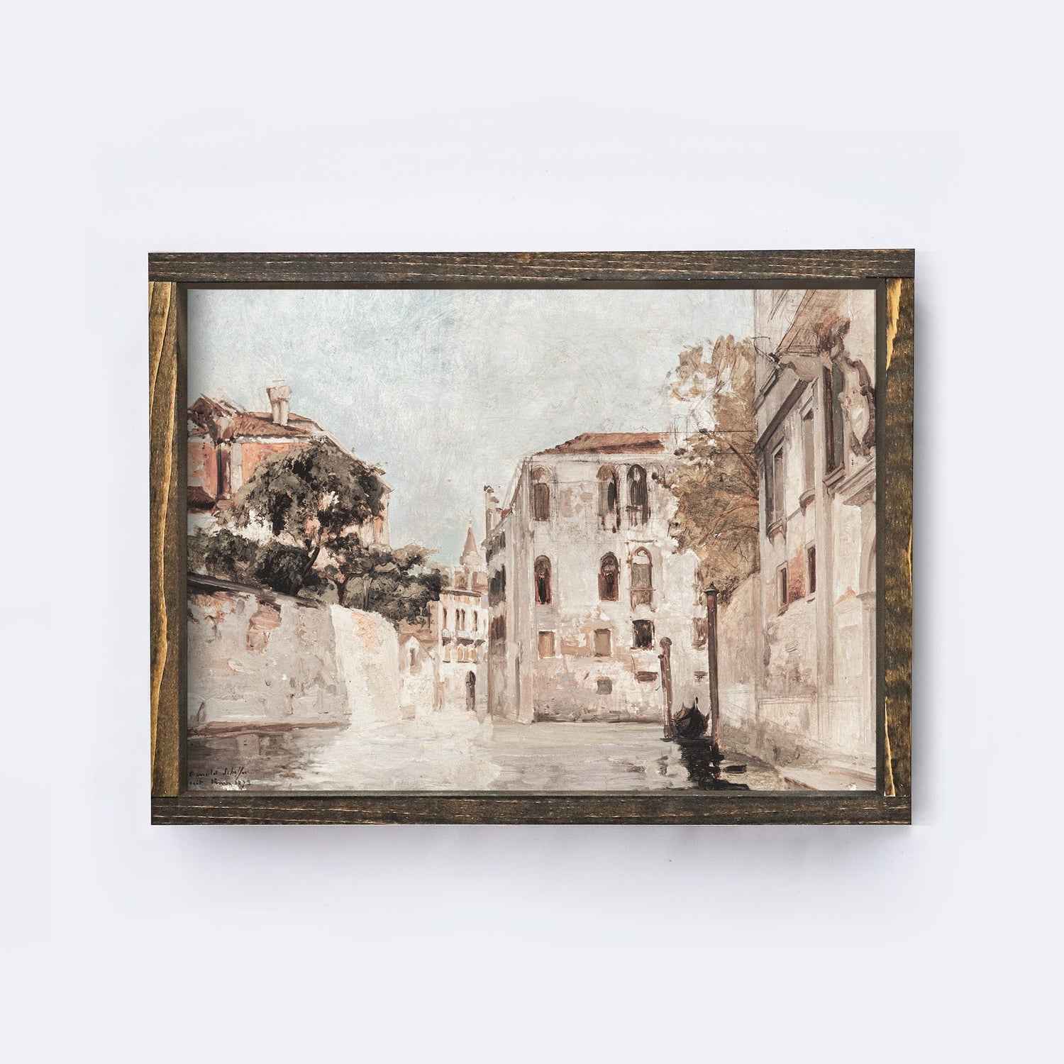 Vintage Print Framed | Venice A88-2