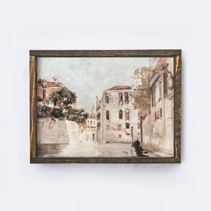 Vintage Print Framed | Venice A88-2