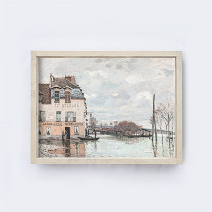 Vintage Print Framed | European Waterways A89-0