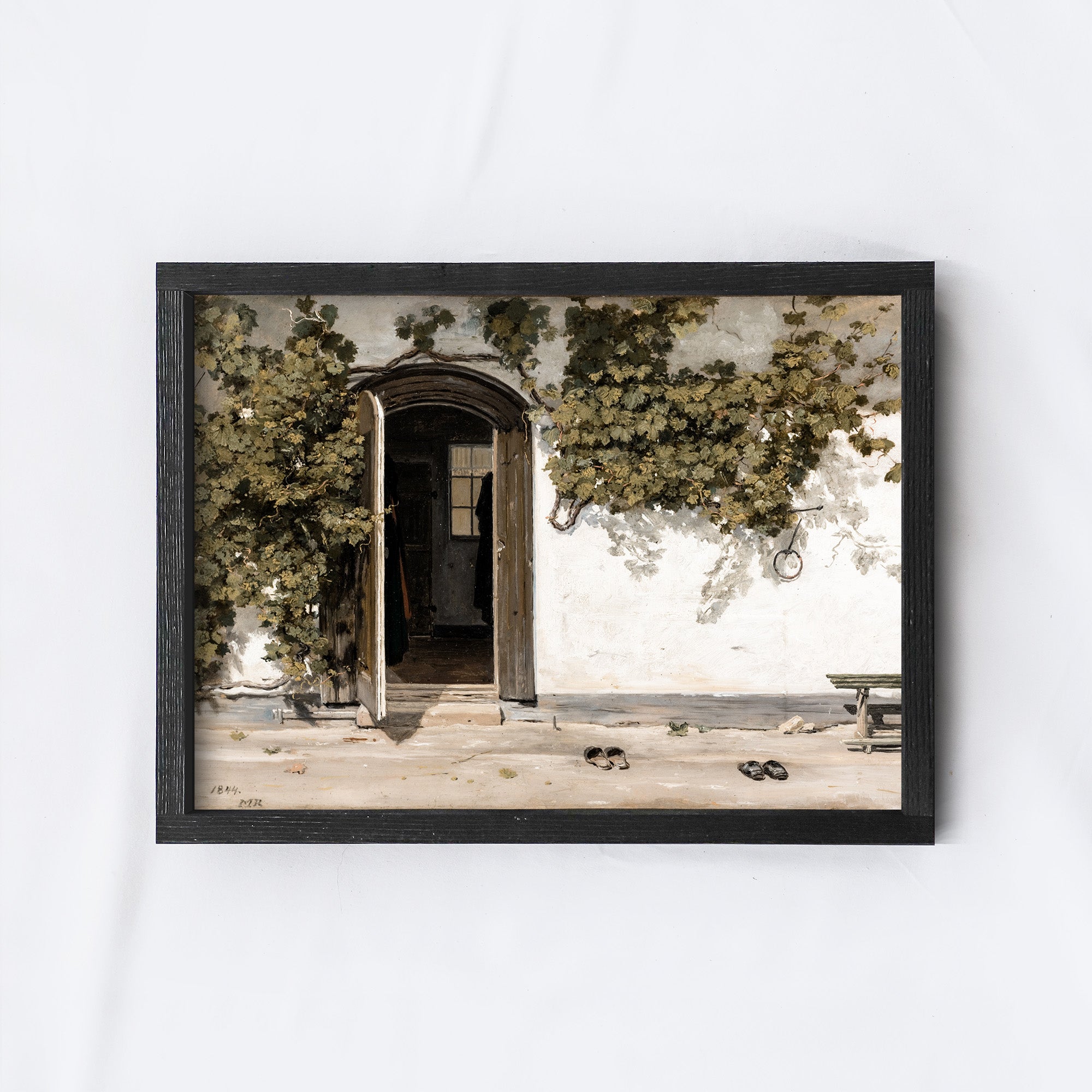 Vintage Print Framed | European Inn A90-3