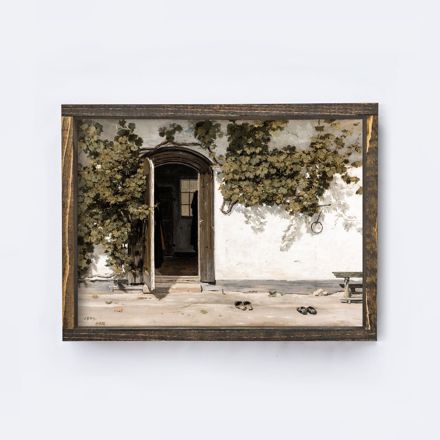 Vintage Print Framed | European Inn A90-1