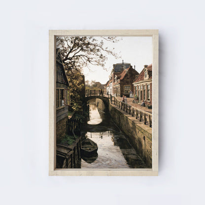 Vintage Print Framed | Amsterdam Canals A94-2