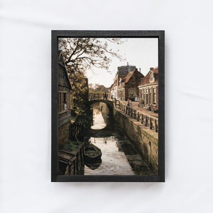 Vintage Print Framed | Amsterdam Canals A94-1