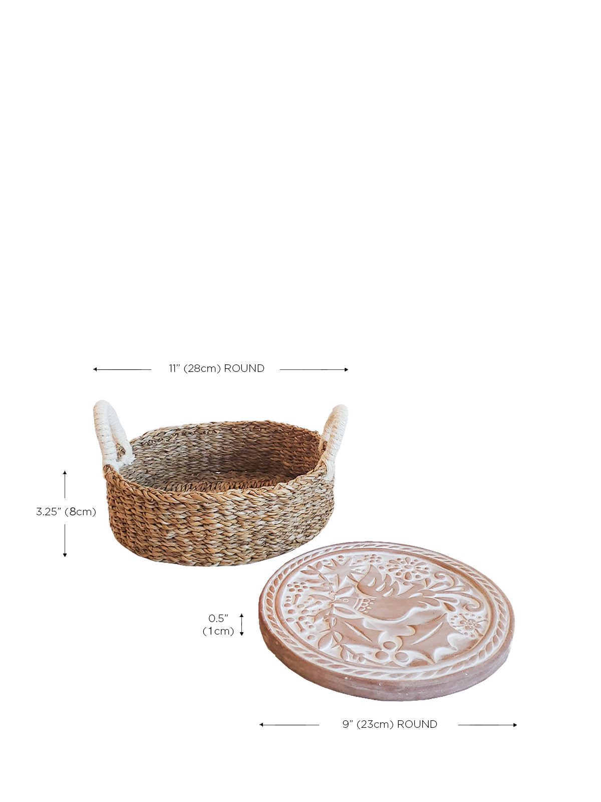 Bread Warmer &amp; Basket - Bird Round-6