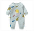 Baby Cactus & Dot Pattern Long Sleeves O-Neck Cotton Jumpsuit-2