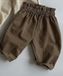 Baby Solid Color Loose Casual Pants-5