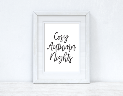 Cosy Autumn Nights Autumn Seasonal Wall Home Decor Print-1