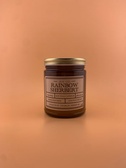 Rainbow Sherbert Candle