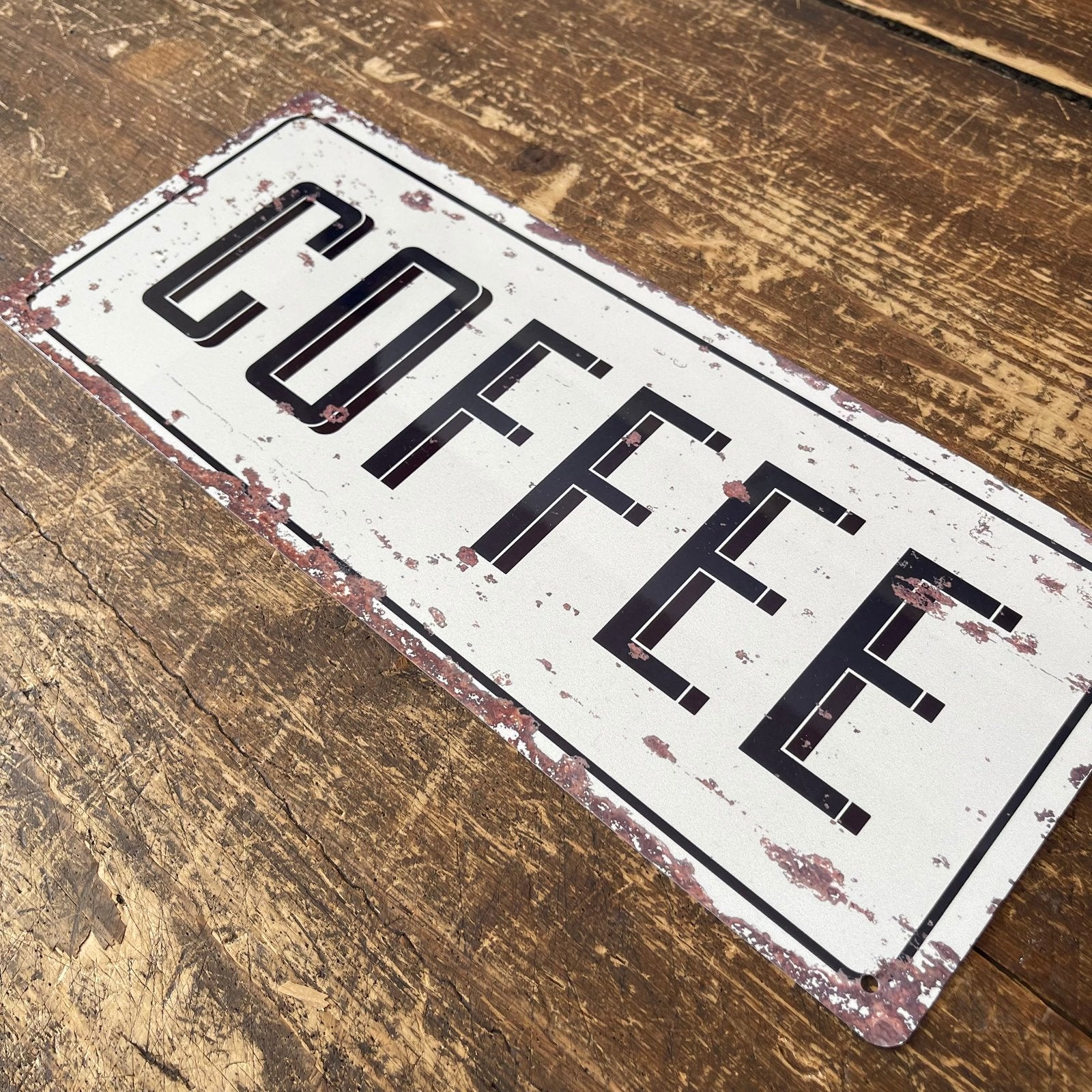 Vintage Metal Sign - Retro Coffee Wall Sign-1