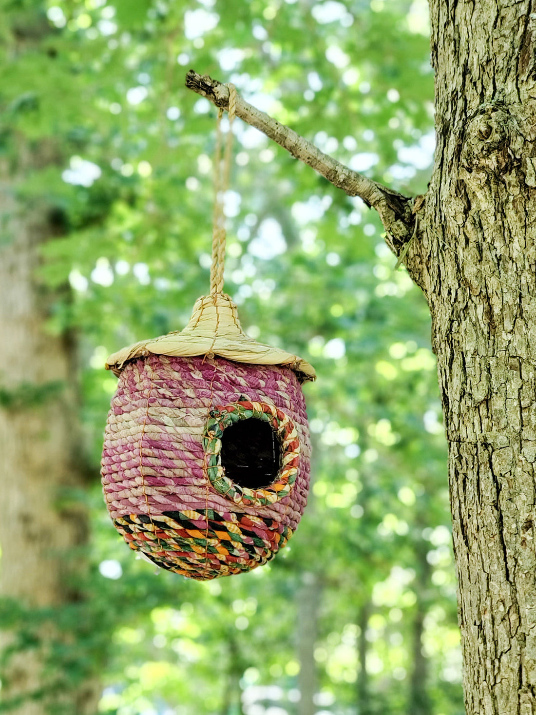 Seagrass &amp; Sari Birdhouse - Acorn-1