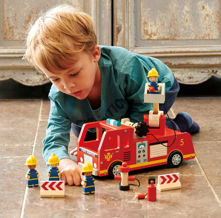 Tender Leaf Toys Fire Engine-1