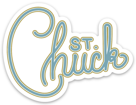 St. Chuck Sticker