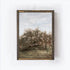 Vintage Apple Blossom Countryside Painting A29-2