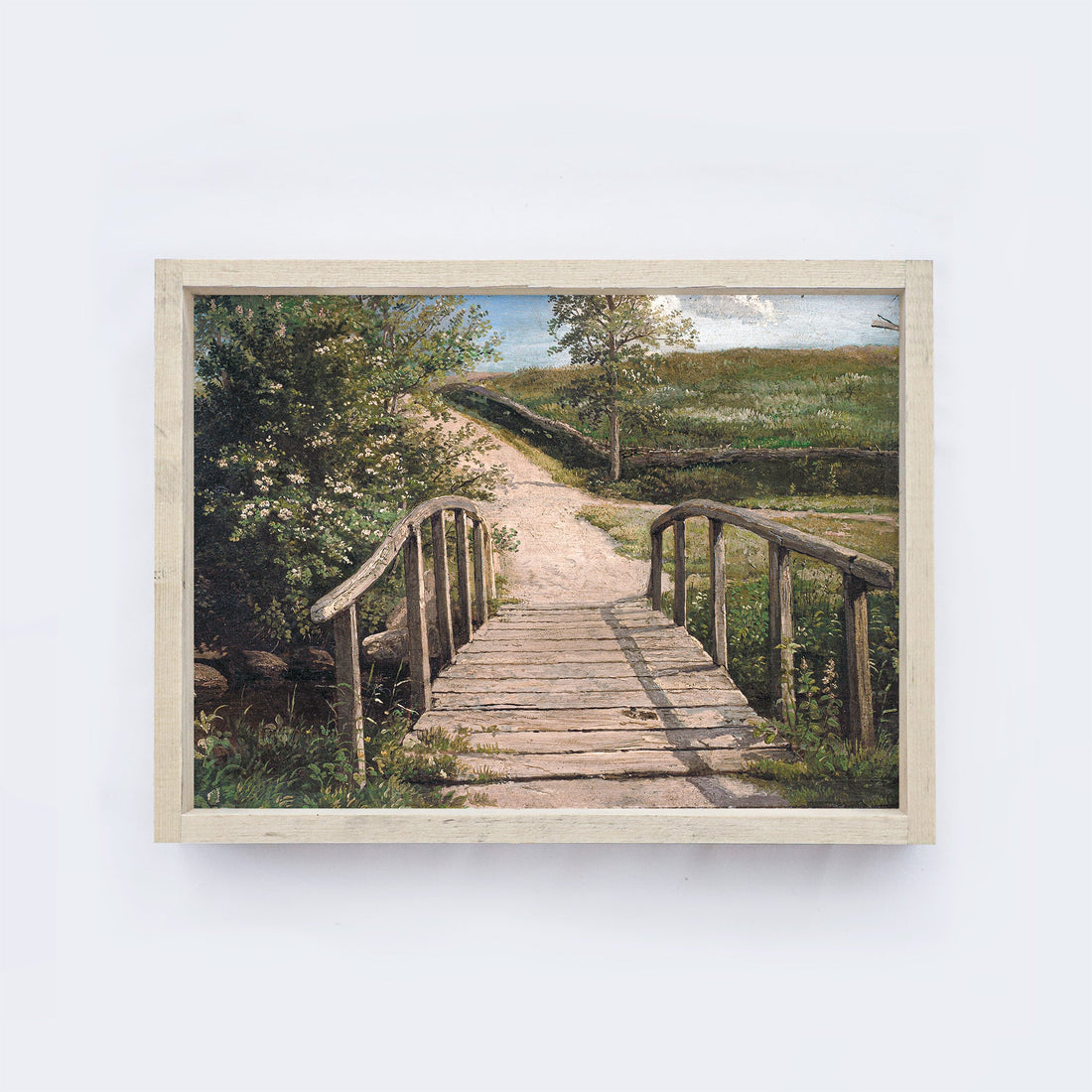 European Countryside With Bridge A33-1