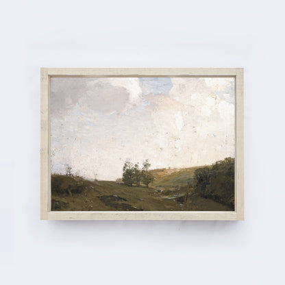 Hills And A Pasture Landscape Painting A67-0