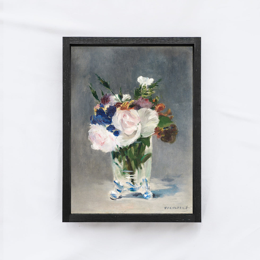 Vintage Flower Vase Painting A38-1